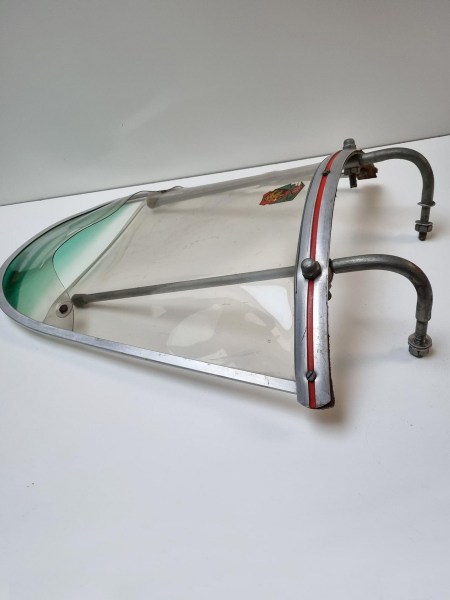 Origineel vintage scooter Vespa Windscherm Windschild Windschutz Fabrieks AL-00004